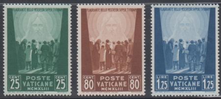 Vatican 84 - 86 NH Set