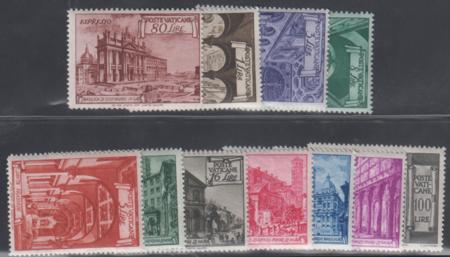 Vatican 122 - 131, E11 - 12 NH Set