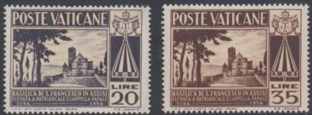 Vatican 185 - 186 NH Set