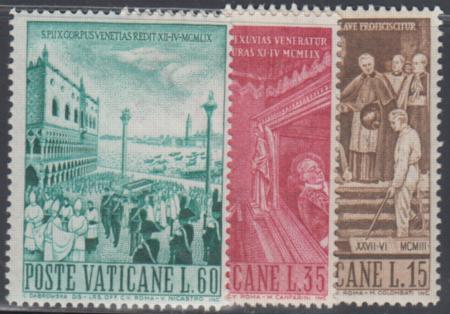 Vatican 281 - 283 NH Set