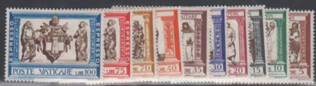 Vatican 284 - 291, E15 - 16, NH Set