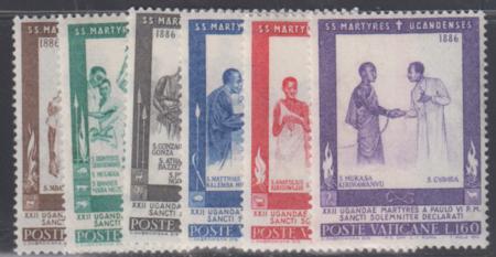 Vatican 404 - 409 NH Set