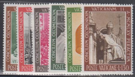 Vatican 439 - 444 NH Set