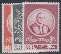 Vatican 476 - 478 NH Set