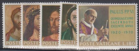 Vatican 487 - 491 NH Set