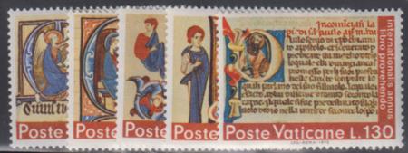 Vatican 521 - 525 NH Set