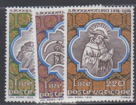 Vatican 558 - 560 NH Set