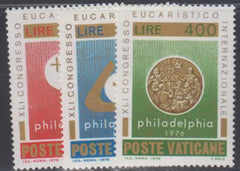 Vatican 592 - 594 NH Set