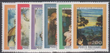 Vatican 595 - 600 NH Set