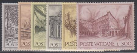 Vatican 601 - 606 NH Set