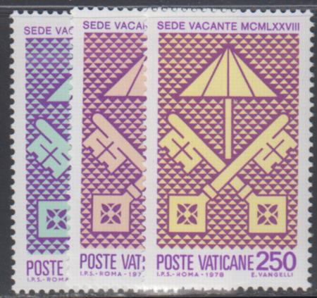 Vatican 635 - 637 NH Set