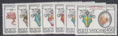 Vatican 657 - 663 NH Set