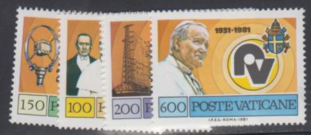 Vatican 681 - 684 NH Set