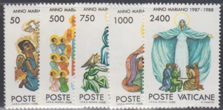 Vatican 807 - 812 NH Set