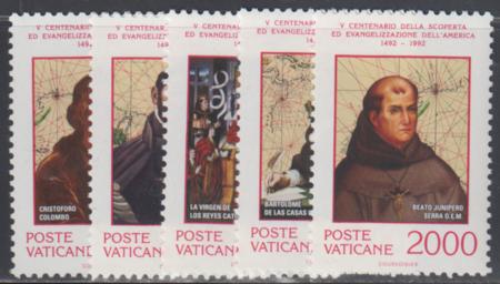 Vatican 898 - 902 NH Set