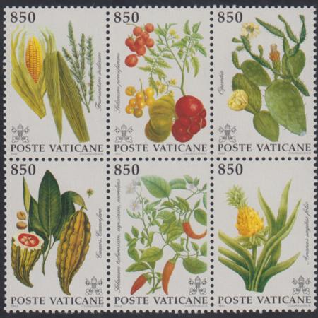 Vatican 910 NH Block of 6