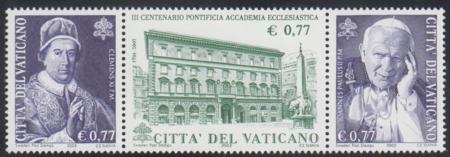 Vatican 1214 NH Strip of 3