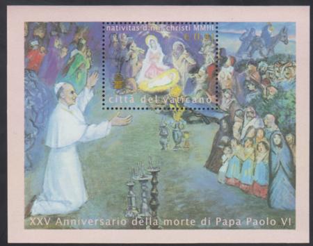 Vatican 1257 NH Souvenir Sheet