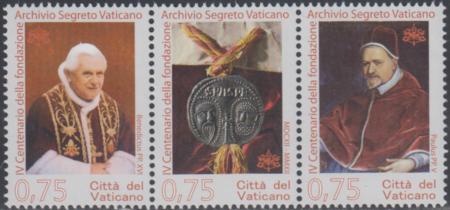 Vatican 1506 NH Strip of 3