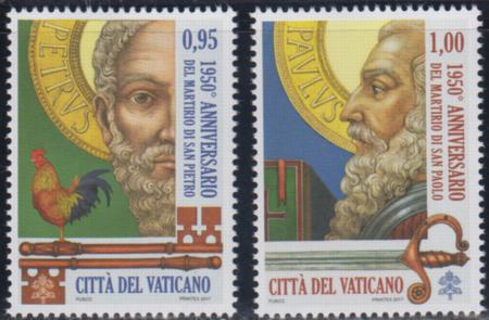 Vatican 1653 - 1654 NH Set