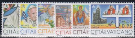 Vatican 1662 - 1667 NH Set