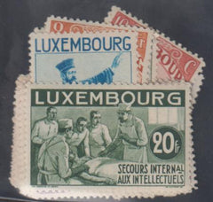 Luxembourg B65a - 65q LH Intellectual Set cv $487
