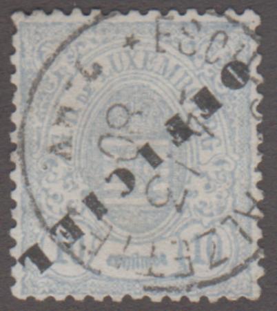 Luxembourg O33a VF Used Lovely, Almost S-O-N Cancel cv $110
