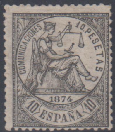 Spain 310 Fine Hinged Mint Rarity - Roumet Cert. cv $3,200