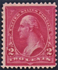 US 279Bc Bureau & Regular Issues Fine Mint LH Rich Rose Carmine Shade cv $275