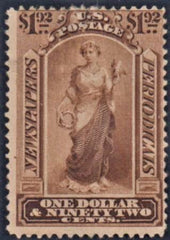 US PR71 Newspapers Fine Mint Hinged Rich Color - Thin cv $550