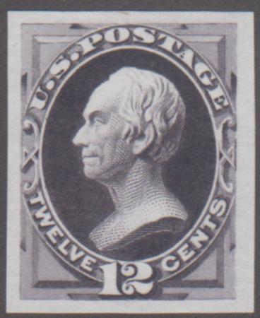 US 162P3 XF Plate Proof on India Paper - Reengraved