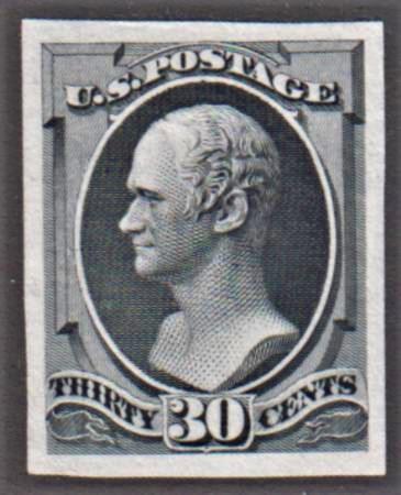 US 165P3 XF Plate Proof on India Paper - Reengraved