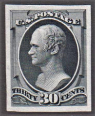 US 165P3 XF Plate Proof on India Paper - Reengraved