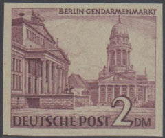 Germany - Berlin Mi 58P Mint 2 Mark Proof on Greenish Paper cv $575