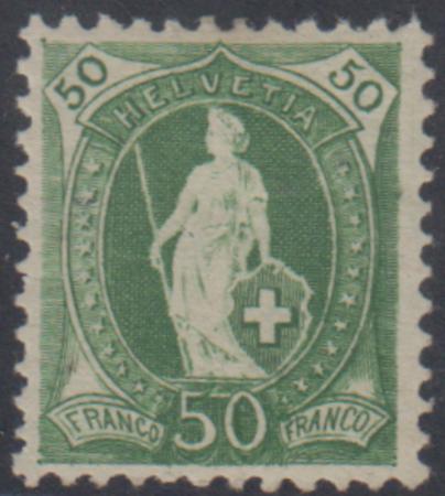Switzerland 109a VF - XF Mint LH White Paper Perf 11 1/2 x 12 cv $77.50