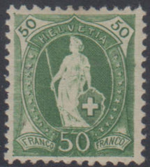 Switzerland 109a VF - XF Mint LH White Paper Perf 11 1/2 x 12 cv $77.50