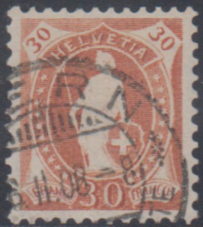 Switzerland 121a XF Used Perfect Bean Cancel cv $500