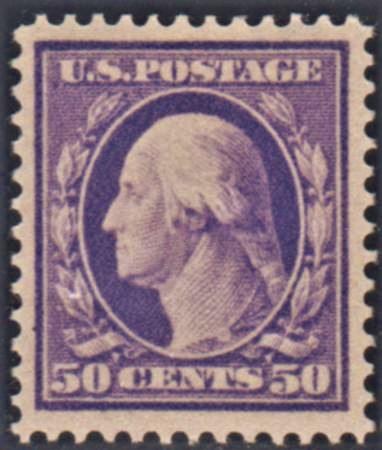 US 341 Washington / Franklin XF Mint LH Jumbo Margins - Beautiful!