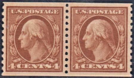 US 457 Washington / Franklin XF Mint NH Pair - PF Cert cv $225