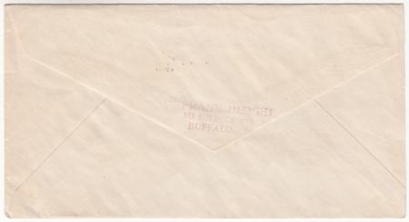 US  1935 FDC with 768a, Cross Gutter Block on Monarch Sized Cacheted Cover