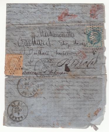 France Ballon Monte Les "Etats-Unis" sent to Binche Belgium