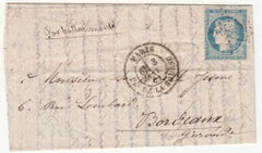 France Ballon Monte: Le "Newton" VF folded wrapper Paris to Bordeaux