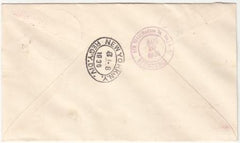 Germany 1936 Hindenburg 6th NA Flight Cover with B82-B89