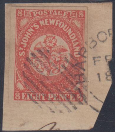 Newfoundland 8 XF Used Large Margins Tied to a Piece cv $475+