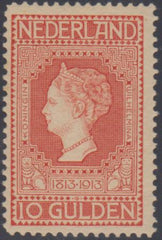 Netherlands 101 F - VF Mint NH Pristine OG cv $1,500