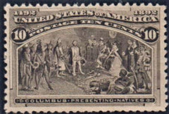 US 237 Early Commemoratives F - VF NH cv $250