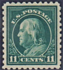 US 434 Washington / Franklin XF - Sup Mint LH - Beautiful! cv $180