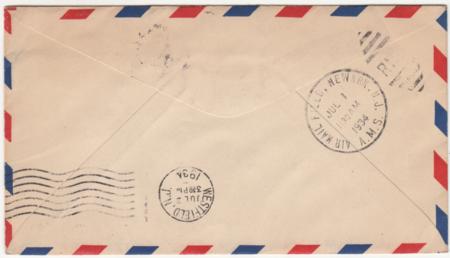 US 1934 C19 on First Day of 6c Airmail Rate