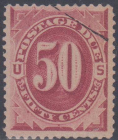 US J28 Postage Dues VF Used Pristine, Light Cancel - cv $225