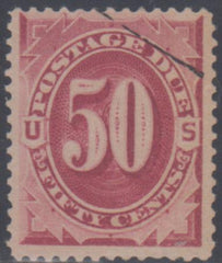 US J28 Postage Dues VF Used Pristine, Light Cancel - cv $225